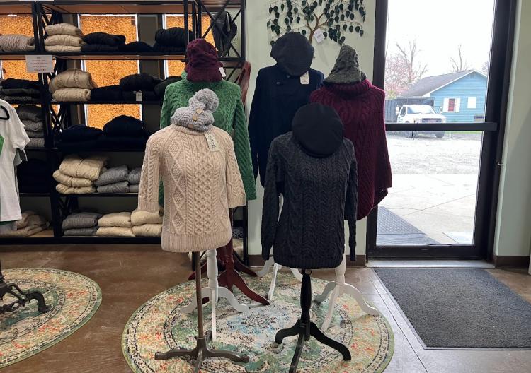 Apparel at McCammon's Irish Market in Brownsburg