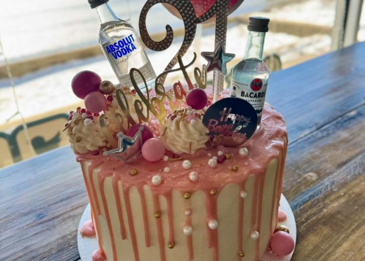 Specialty Cake; Photo Courtesy of Two Chicks Whisky Business Facebook Page