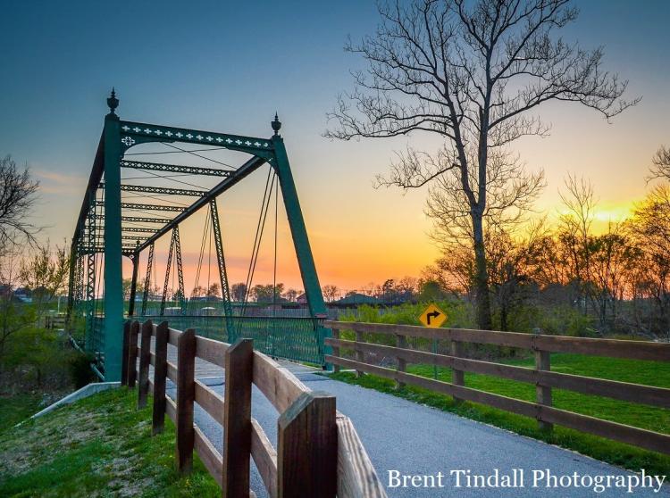 Friendship Gardens Bridge in Plainfield (Photo courtesy of Brent Tindall Photography)