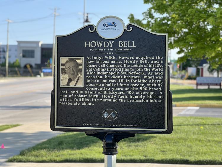 Brownsburg Racing Memorial Trail - Howdy Bell