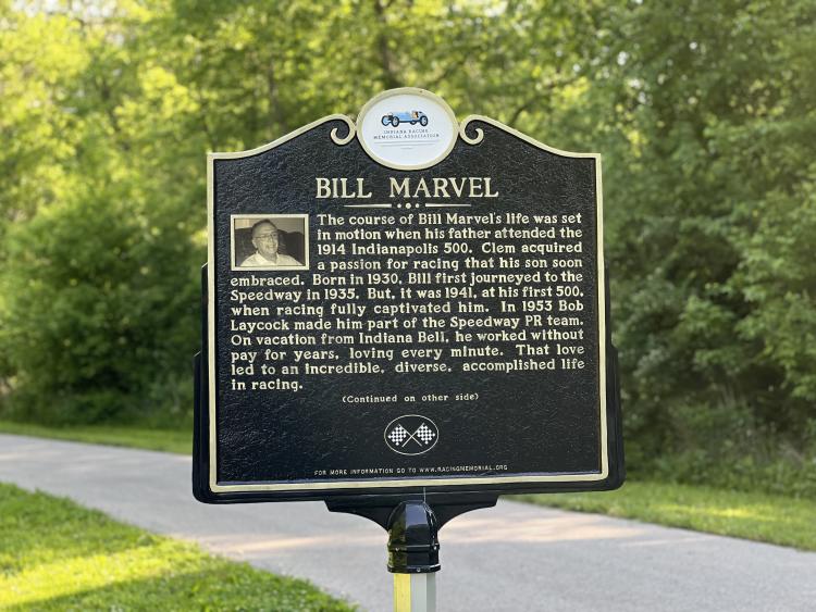 Brownsburg Racing Memorial Trail - Bill Marvel