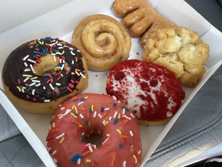 A box of donuts from Al's Donuts in Plainfield, IN
