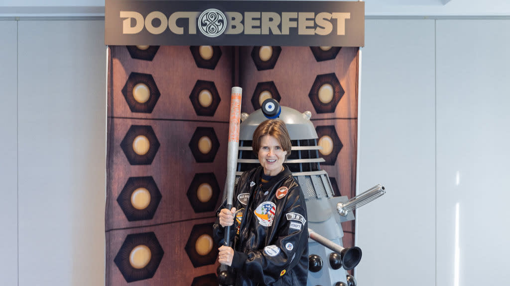 Sophie Aldred.