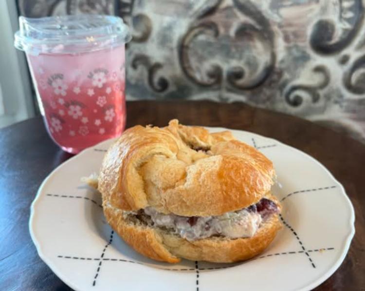 You can enjoy an expanded menu including a chicken croissant sandwich at BrewLink's Mama Bird Bakery and Cafe
