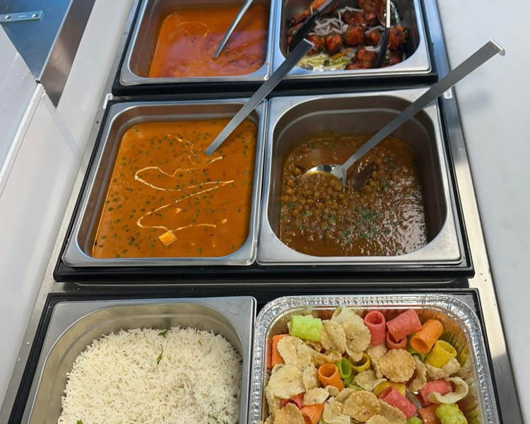You can find a variety of favorites on Bob's Indian Kitchen's buffet