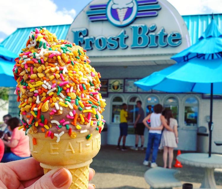 Ice cream cone at Frost Bite