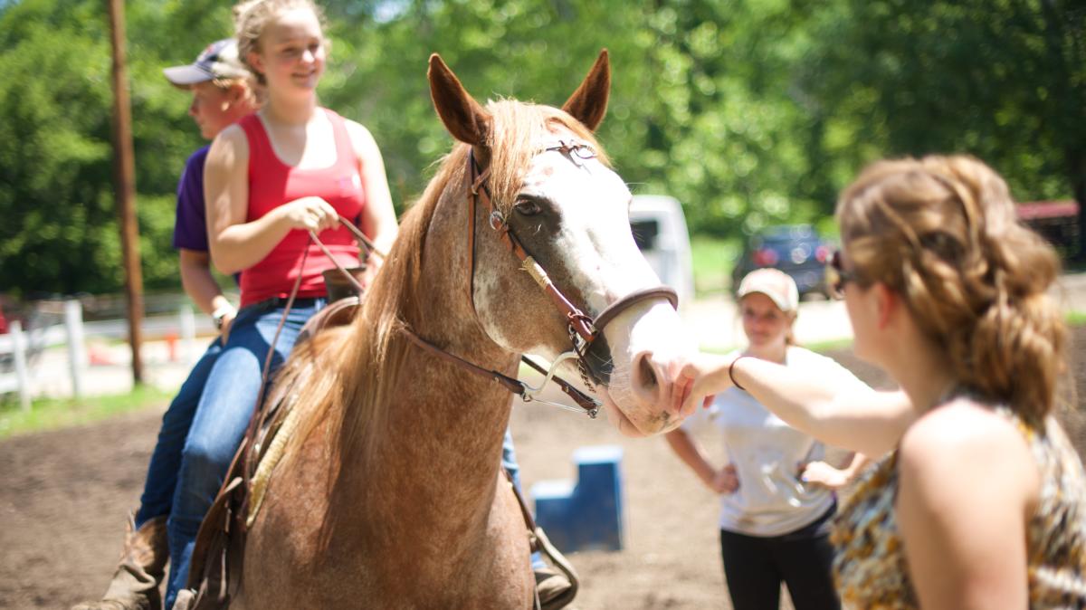 Summer Horseback Riding at Natural Valley Ranch in Brownsburg Indiana