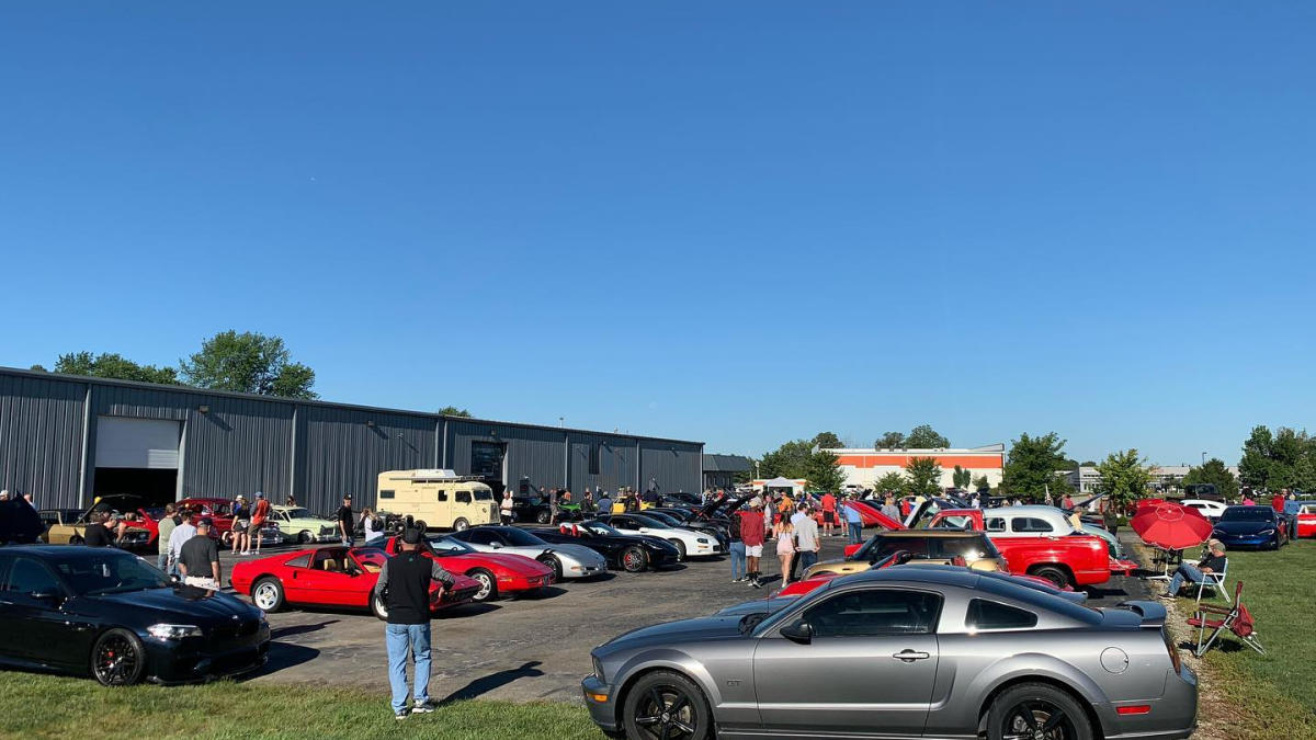 Indianapolis Cars and Coffee car show (Photo courtesy of Cars and Coffee Facebook page)