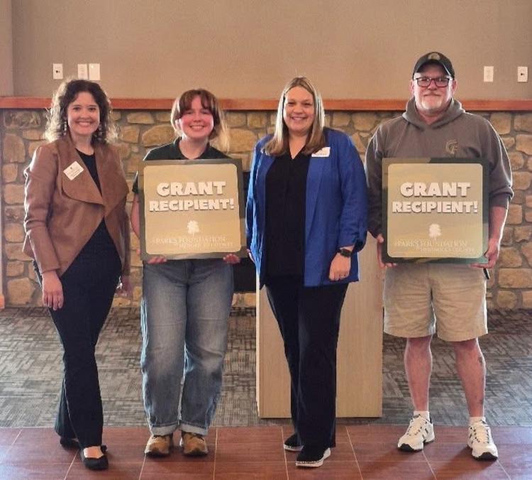 The Parks Foundation of Hendricks County awards a grant to The Hendricks County Parks Department