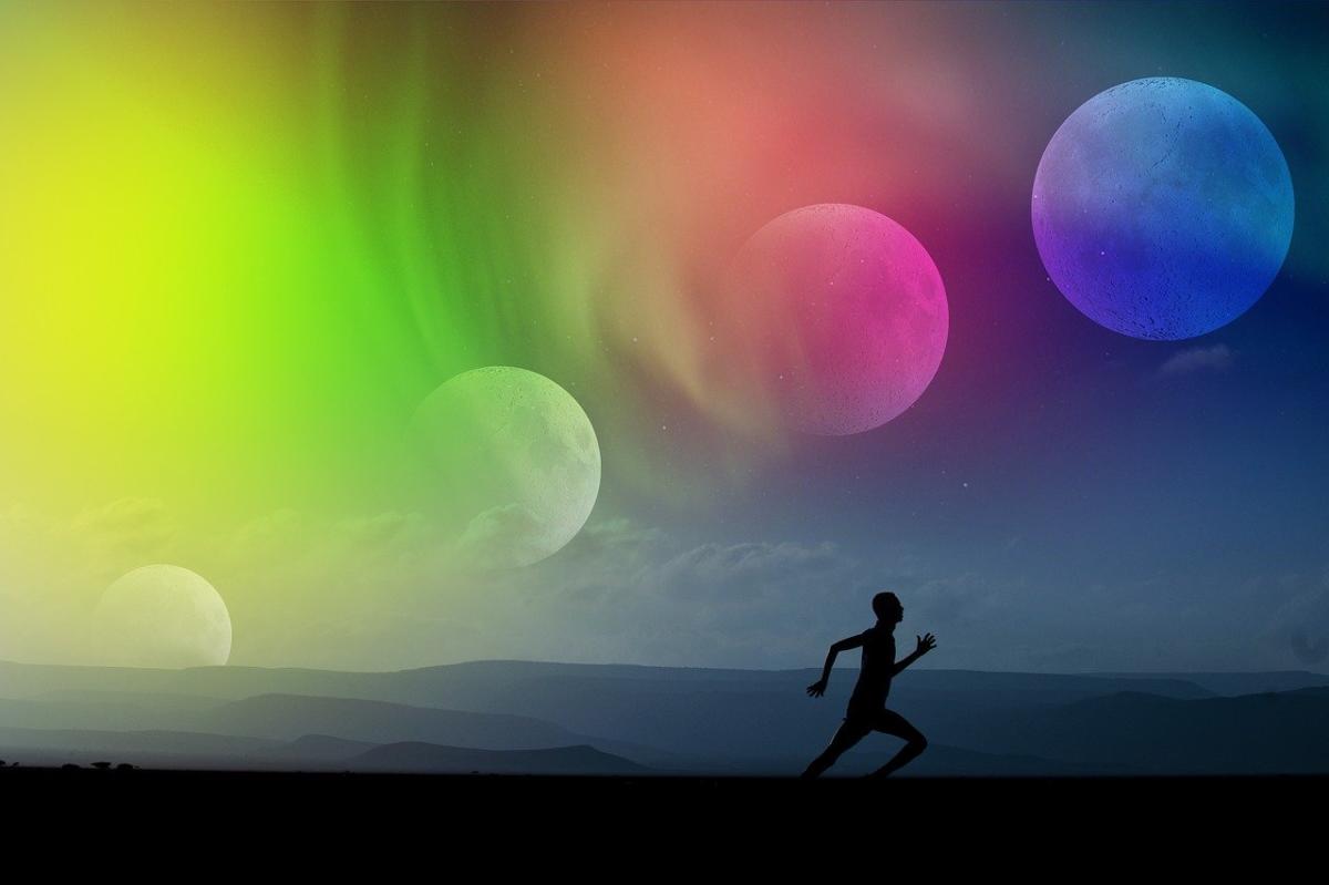 Stock Photo: Eclipse Run