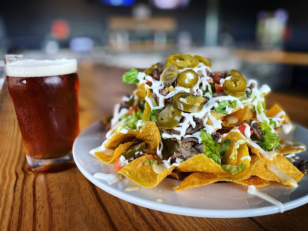 Brew Link Beer and Nachos
