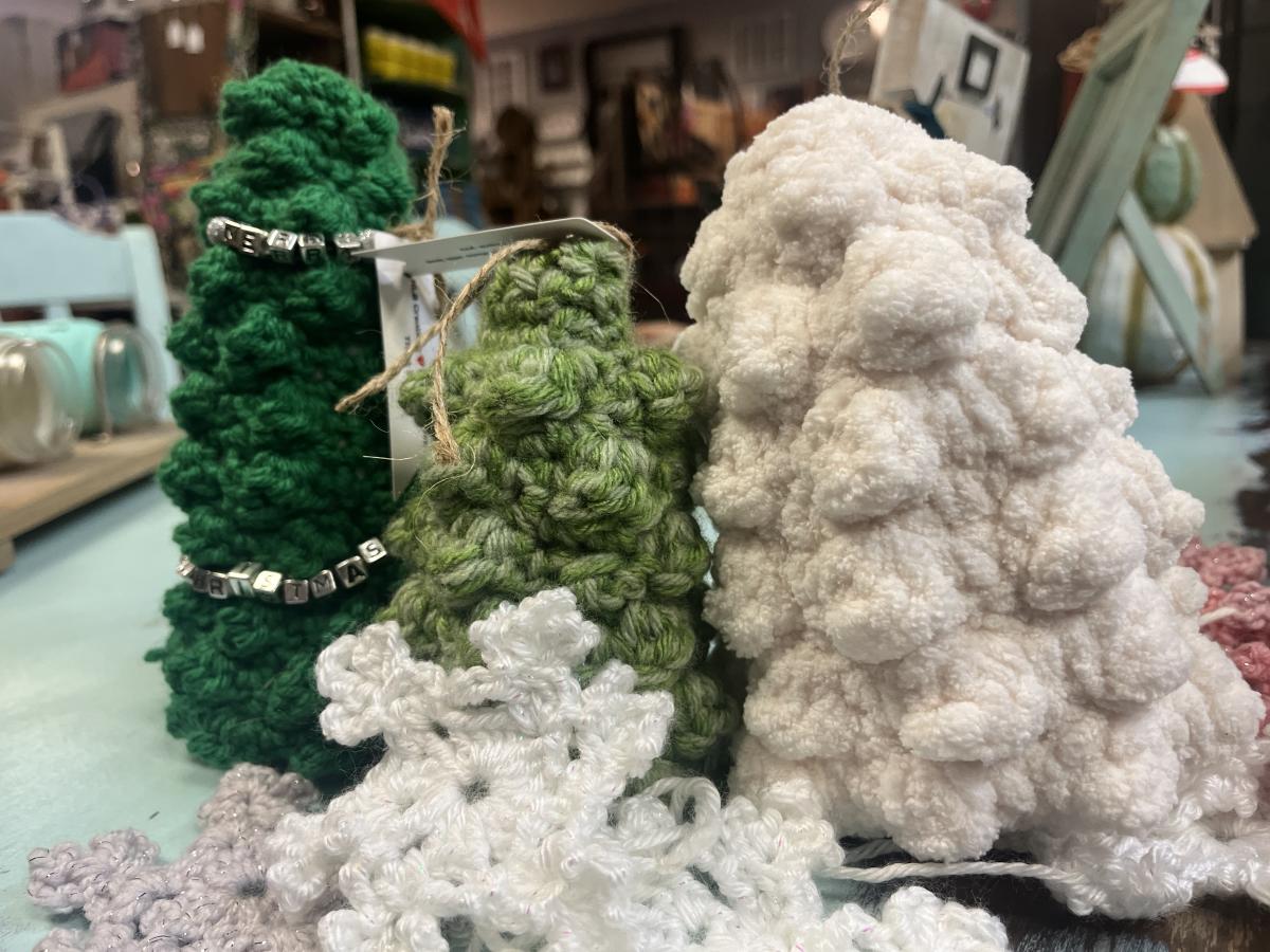 Crocheted Christmas Trees