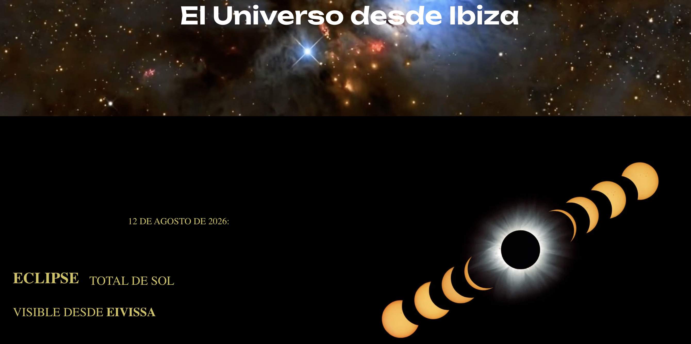 Web AAE (Agrupació astronomica Eivissa)