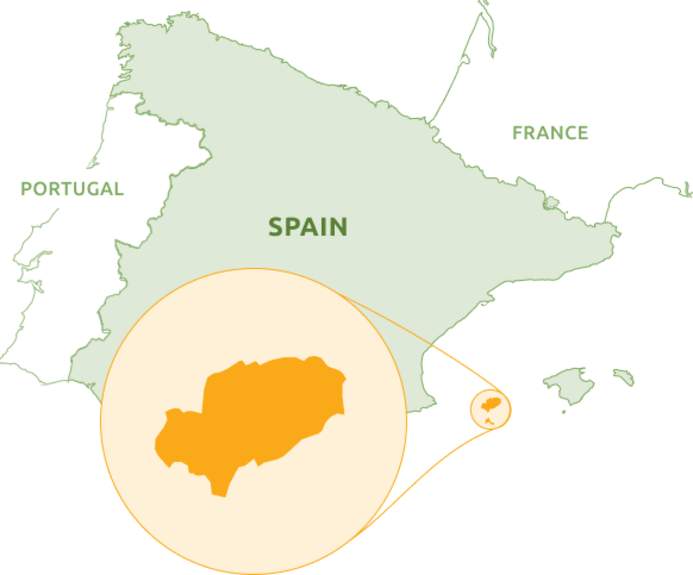 Ibiza map