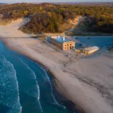 Indiana Dunes State Park aerial