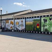 Mural in Kouts