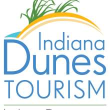 Indiana Dunes Tourism Logo with Website