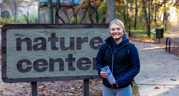 Nature Center Sign
