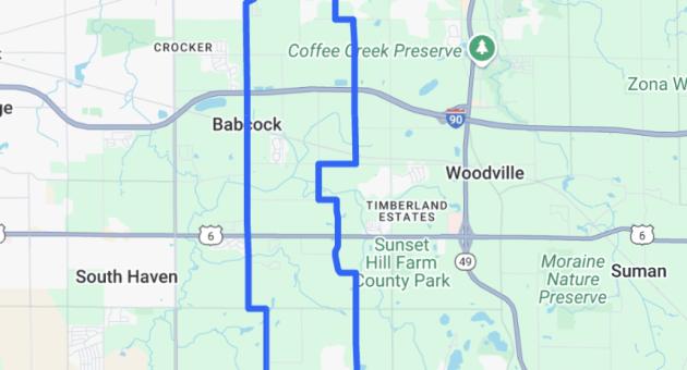 Chesterton Loop Bicycle Route
