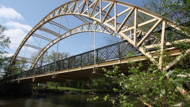 Dunns Bridge, as seen from the bank