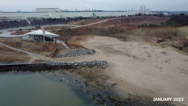 Beach Erosion | Portage Lakefront & Riverwalk | Indiana Dunes