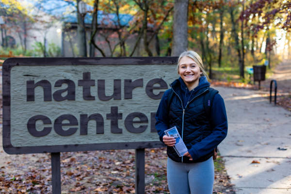 Nature Center Sign