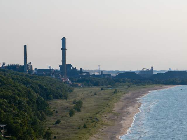 Steel Mills near the Dunes Acres Community