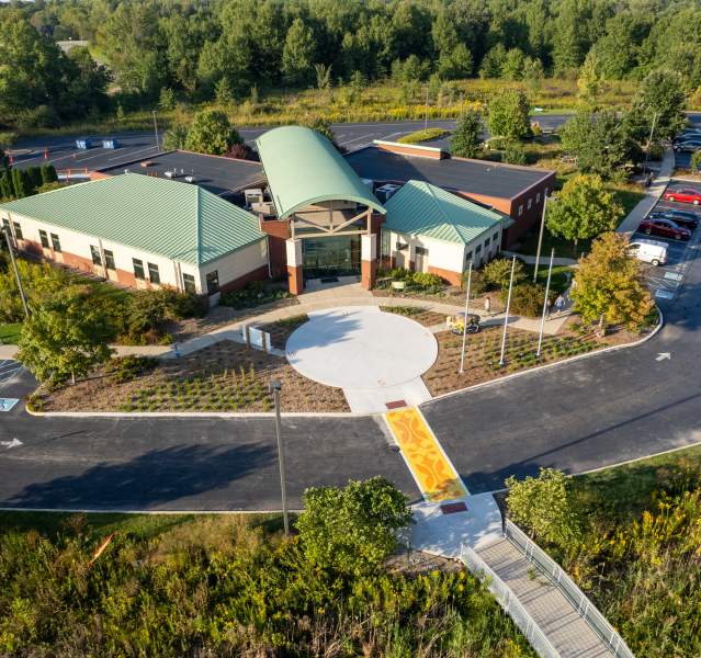 Visitor Center Aerial