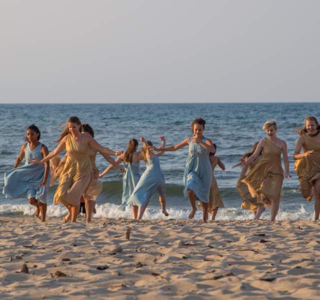 Women on the beach