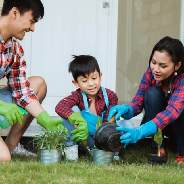 family gardening