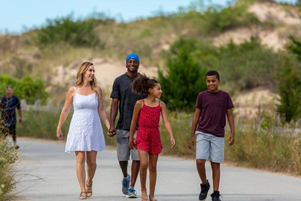 Family at West Beach