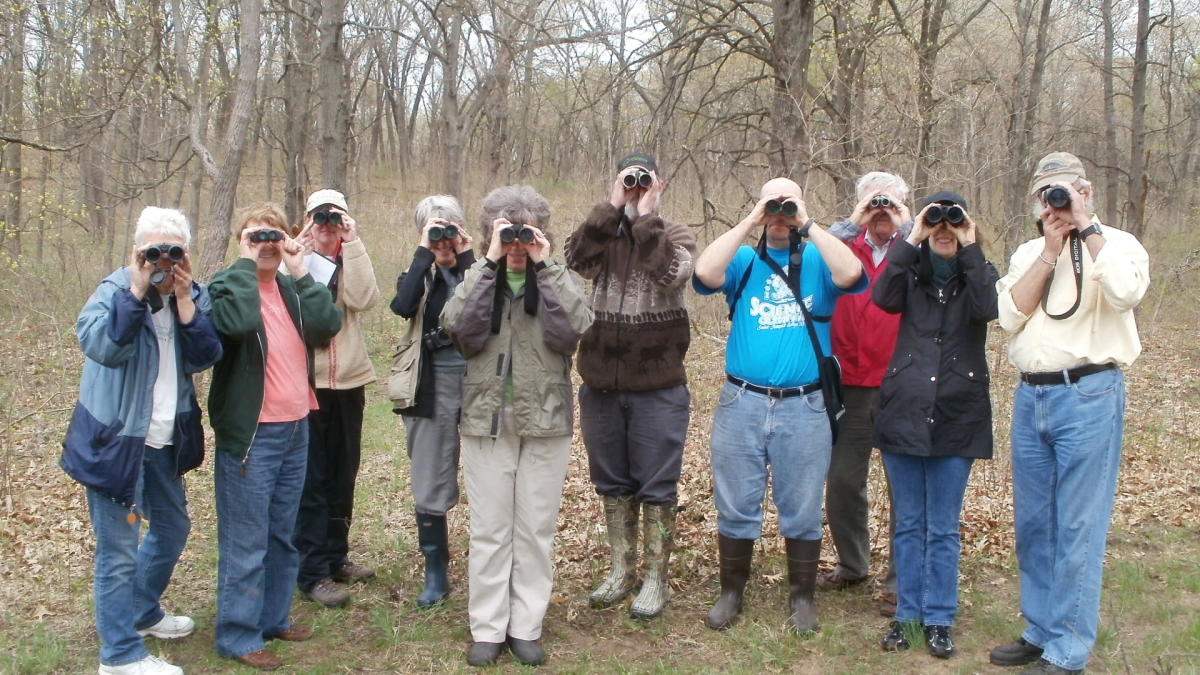 Birders at Kankakee Sands by Alyssa Nyberg