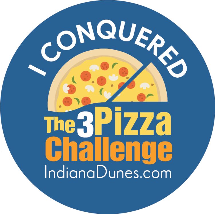 3 Pizza Challenge Sticker