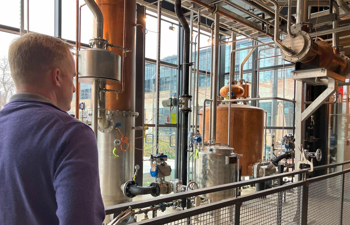 Journeyman Distillery Tour Interior
