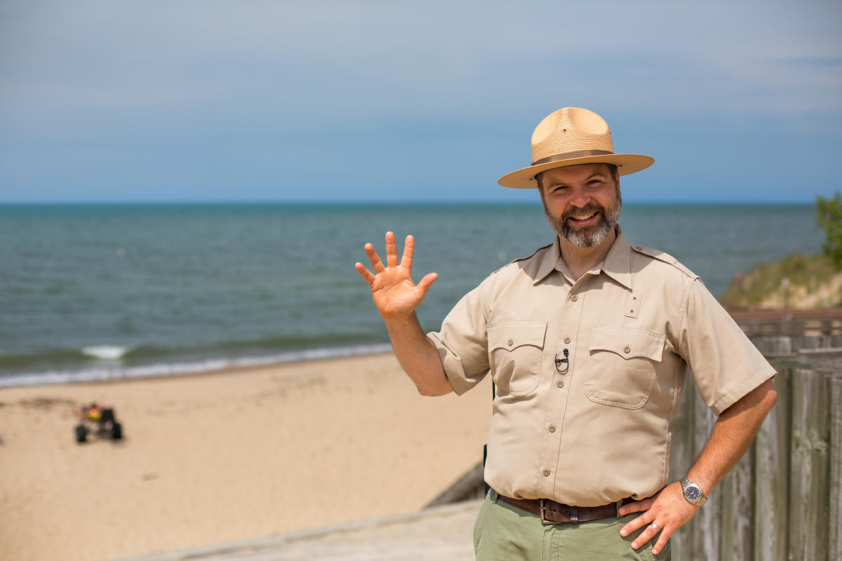 Ranger Matt waving