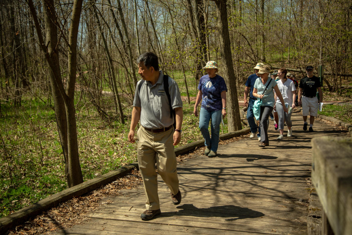 Hiking at Coffee Creek Preserve