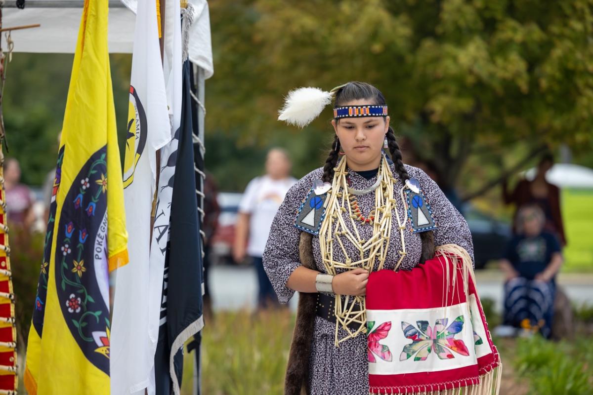 Indigenous Cultural Trail Dancers girl