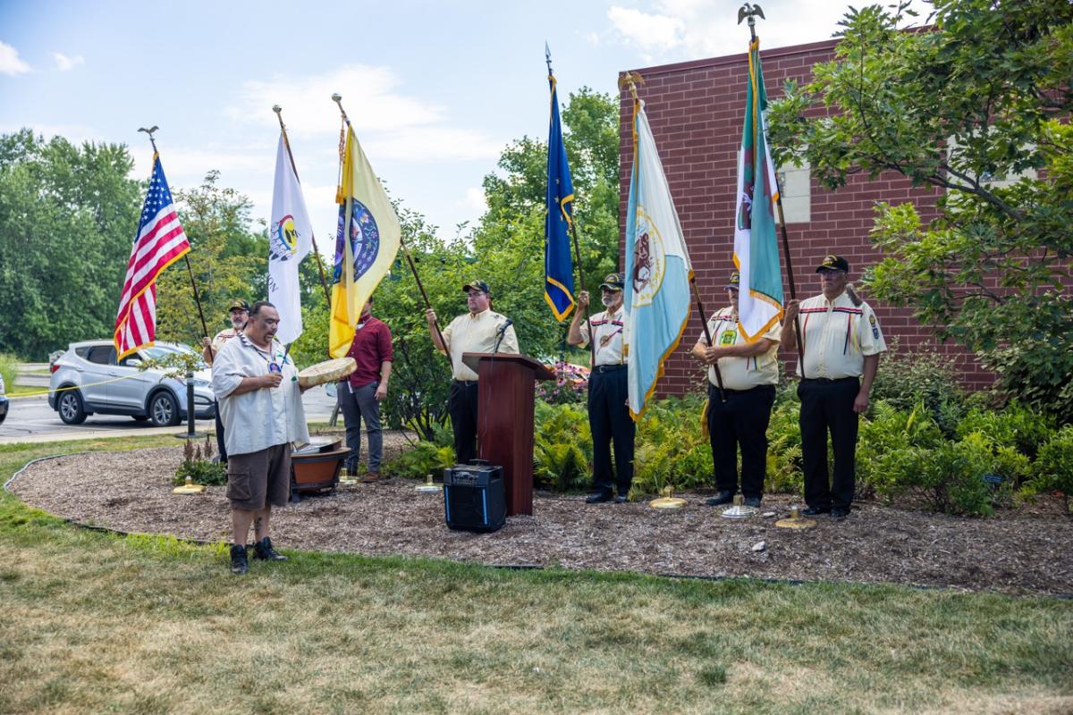 Indigenous Cultural Trail Kickoff Flag Ceremony