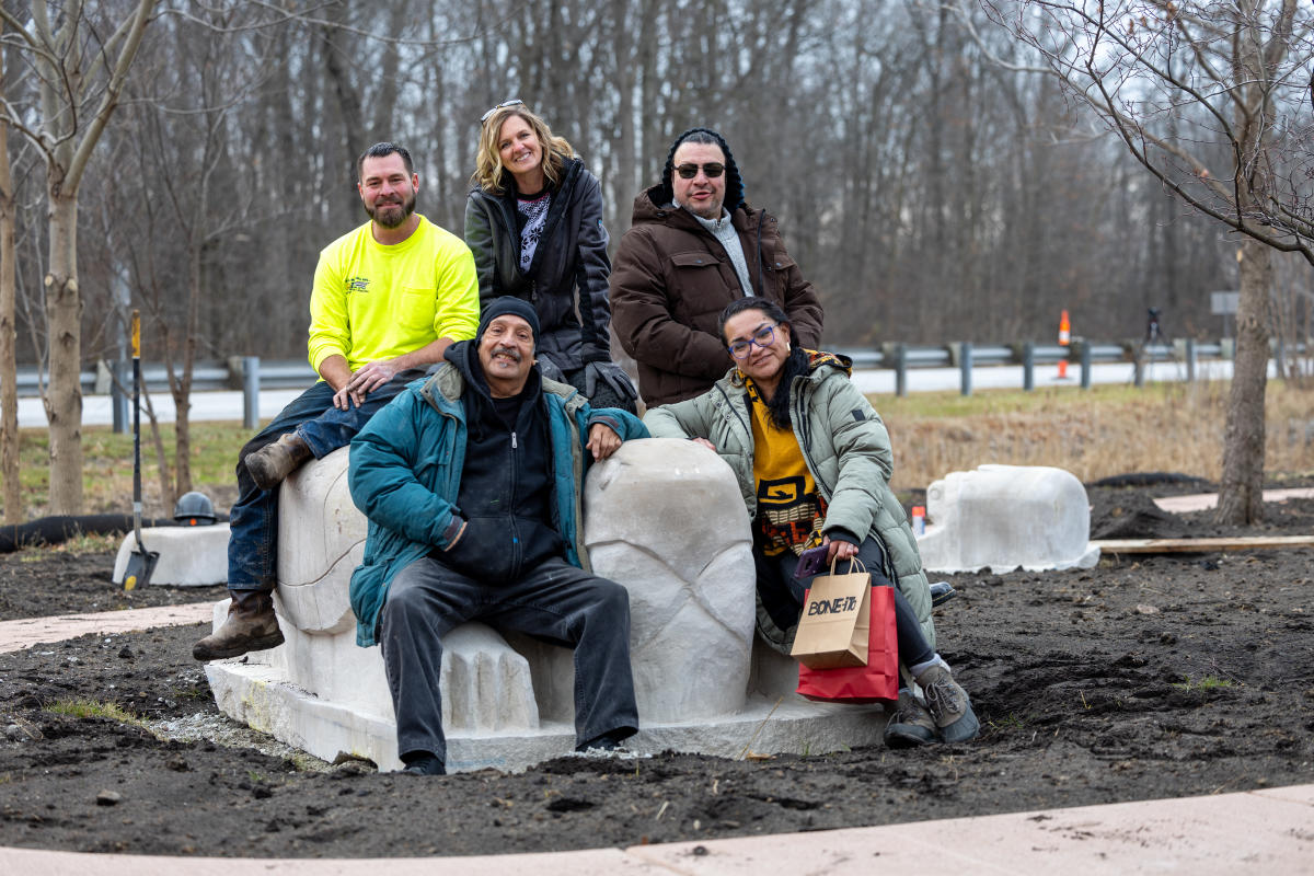Indigenous Cultural Trail Turtle Installation