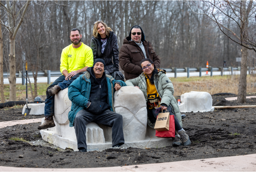 Indigenous Cultural Trail Turtle Installation