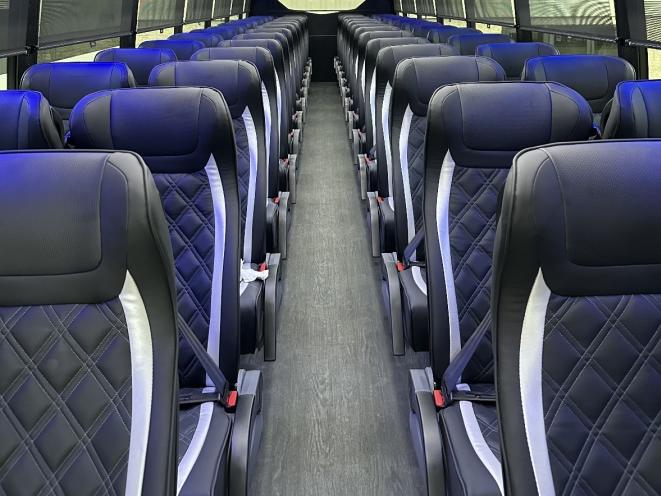 leather luxury bus