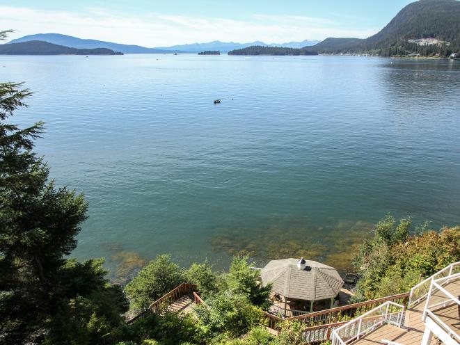 AKNS Gazebo & Auke Bay from Suite Deck