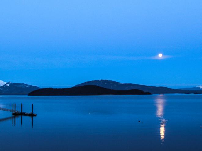 Auke Bay moon