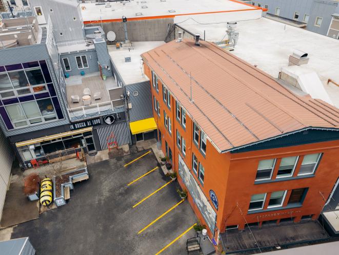 Silverbow Inn Exterior Aerial