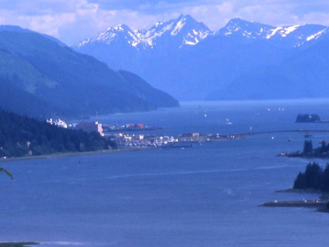 Overlooking Juneau!