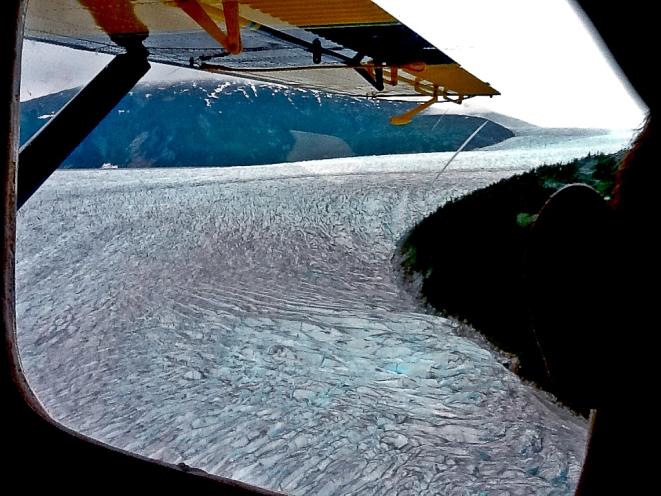 Glacier from the sky