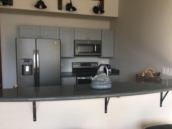 Kitchen in loft apartment 302