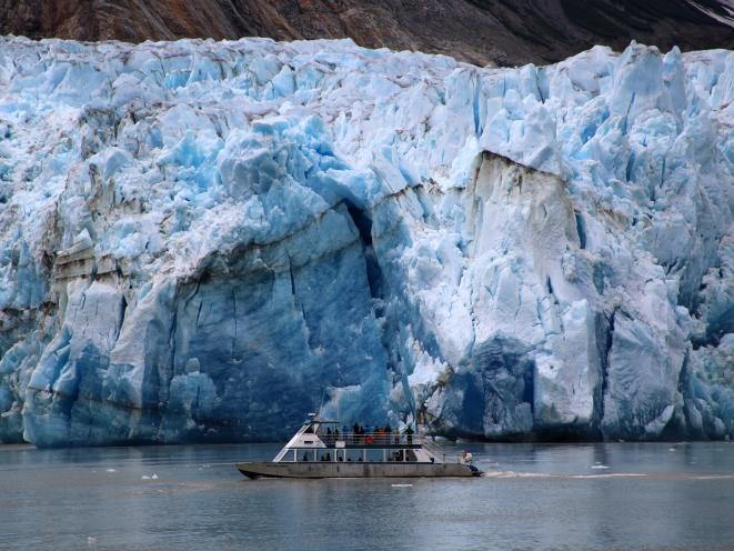 Katlian exploring Tracy Arm