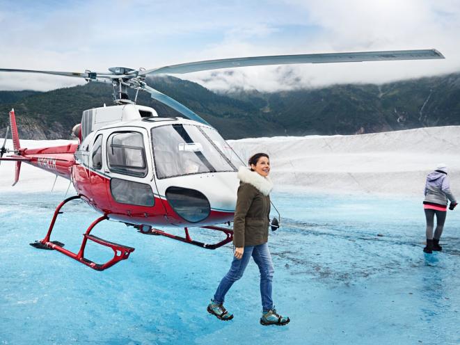 Lady on the Mendenhall