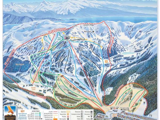 Eaglecrest Trail Map